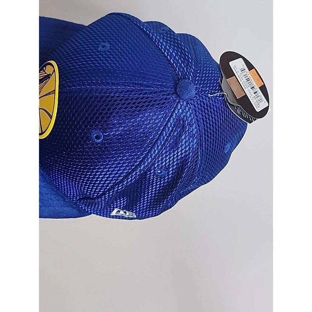 Golden State Warriors New Era 59Fifty Blue Hat Cap NBA GSW Size 7 1/2 NWT